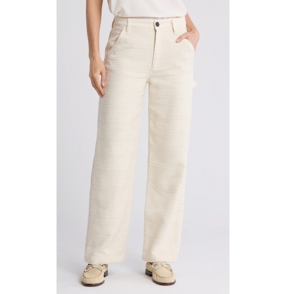 rag & bone Pants - Rag & Bone Amaya Carpenter Pants in Ivory.